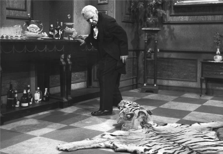 "Dinner for one": Jetzt kommt der Kult nach Bremerhaven Der Nachlass des Schauspielers Freddie Frinton aus dem Kult-Sketch "Dinner for one" soll in Bremerhaven in einer ständigen Ausstellung präsentiert werden - inklusive des legendären Tigerfells.