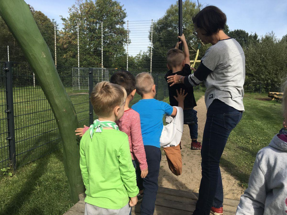 Der neue Dschungelspielplatz am Twischkamp ist ein Paradies für die Lütten. Und einer von 72 städtischen Spielplätzen.
