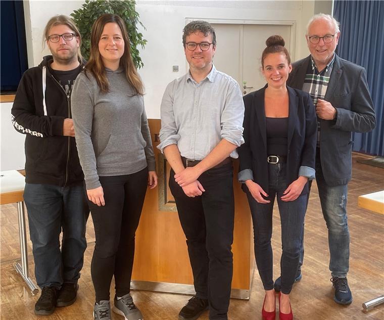 Nils Humboldt neuer SPD-Fraktionschef in Nordenham Der neue Fraktionsvorstand der Nordenhamer SPD (von links): Timo Adamietz, Anna-Lena Garbe, Michael Humboldt, Ivonne Solbrig und Uwe Thöle.