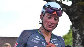 Der Niederländer Mathieu van der Poel musste bei der Tour de France wegen einer Lungenentzündung aufgeben.
