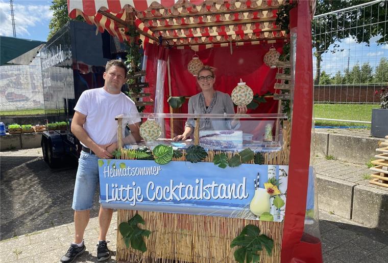 Nordenhamer Heimatsommer: Cocktails mit Weserblick Der Nordenhamer Heimatsommer geht in die dritte Runde. Veranstalter Klaus und Mitzi Brunke sind gespannt auf die Premiere ohne Corona-Auflagen.
