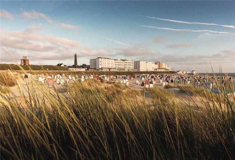 Der Strand von Borkum.