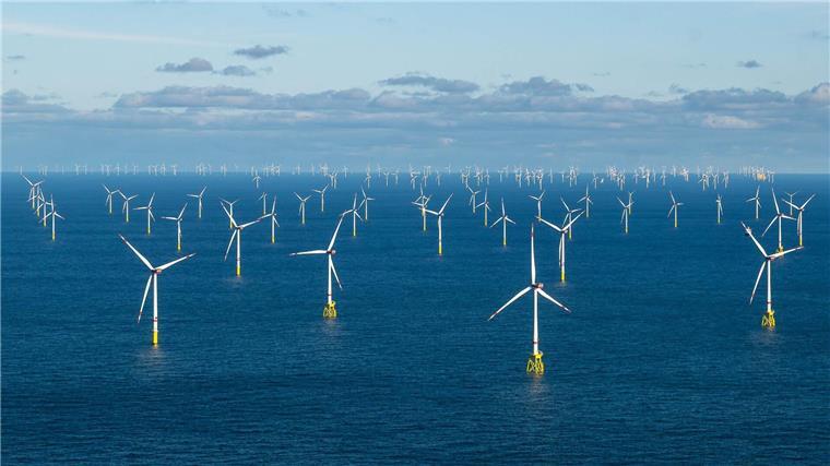 Der Offshore-Windpark Dolwin Alpha.