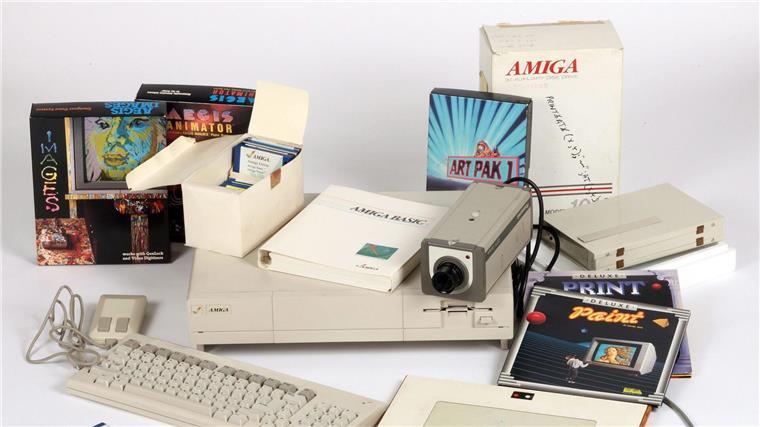 40 Jahre Commodore Amiga: Seiner Zeit weit voraus Der Pop-Art-Künstler Andy Warhol verwendete den Commodore Amiga für die Erstellung von Kunstwerken.