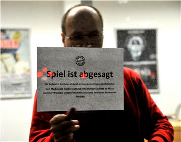 Der SC Riessersee ist am 31. Januar 2015 nicht in Bremerhaven angetreten.