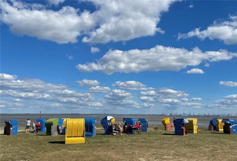 Die Nordsee-Lagune in Burhave.