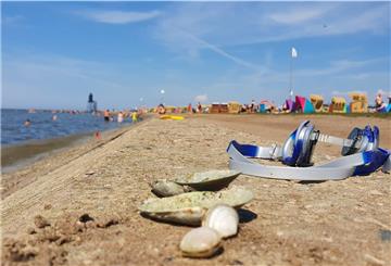 Der Strand in Dorum hat eine Besucherbegrenzung von 2500 Menschen.