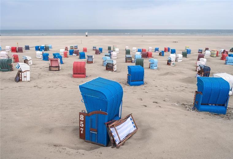 Der Strand der Insel Juist.
