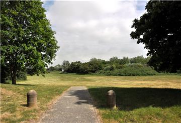 Der Strandwald in Nordenham muss dem freien Blick von der Jugendherberge aus nicht weichen.