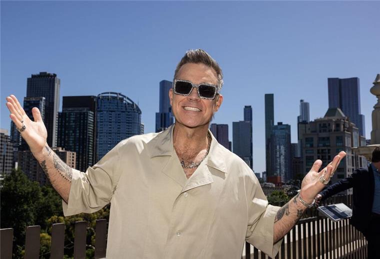 Der Superstar ist gerade in Australien auf Promo-Tour für sein Biopic „Better Man“. 