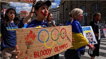 Der Ukraine-Krieg überschattet die Sommerspiele in Paris.