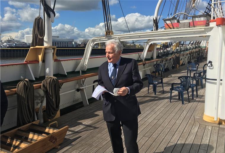 Bremerhaven: „Schulschiff Deutschland“ soll kommen Der Vereinsvorsitzende Claus Jäger vom Schulschiff-Verein hat am Montag gesagt, wie die Briefwahl zur Entscheidung „Schulschiff Deutschland“ ausgegangen ist.