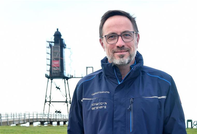 Obereversand ist auf der Suche nach neuen Leuchtturmführern Der Vorsitzende des Leuchtturm-Fördervereins Thomas Bahr sucht dringend neue Leuchtturmführer.