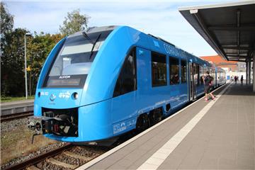 Der Wasserstoffzug fährt für die EVB zwischen Cuxhaven und Bremervörde.