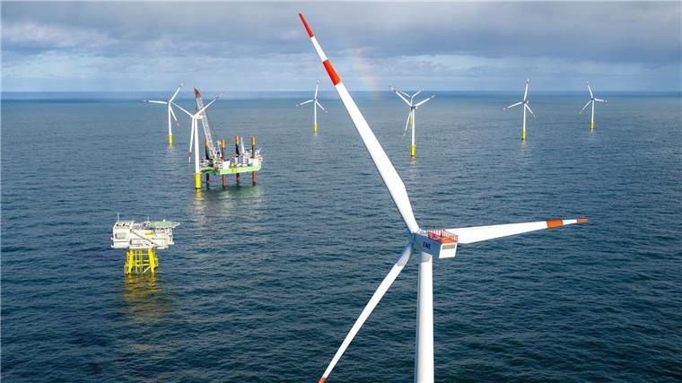 Prognose: Windpark-Leistung nimmt um ein Fünftel zu Der Windpark Riffgat liegt rund 15 Kilometer nördlich von Borkum. (Archivbild)