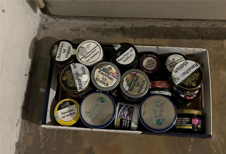 Der Zoll stellte in einer Shisha-Bar unversteuerte Tabakwaren sicher.