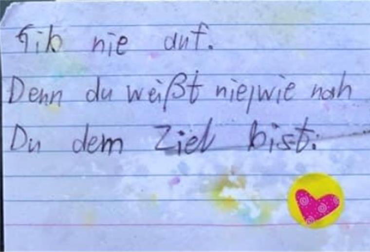 Derartige Botschaften werden derzeit in Beers verbreitet.