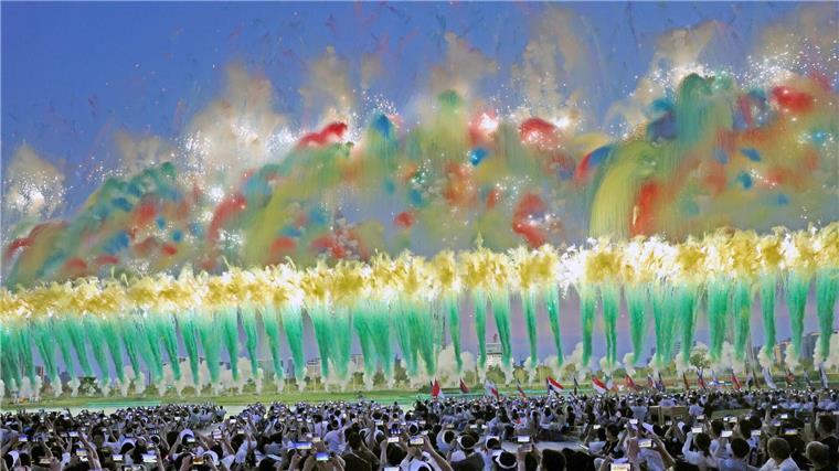 Derzeit finden die World Games in China statt.