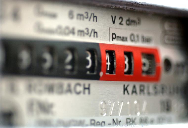 Ukraine-Krieg: Städtetag warnt vor Insolvenzen von Gasanbietern Die Nahaufnahme eines Gaszählers.