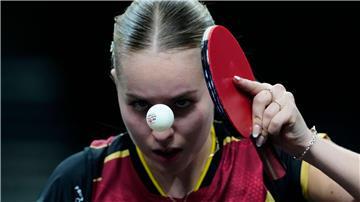 Deutschlands Tischtennis-Hoffnung Annett Kaufmann.