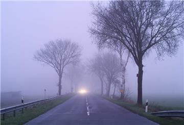 Dichter Nebel im Elbe-Weser-Dreieck und der Wesermarsch: Autofahrer aufgepasst.