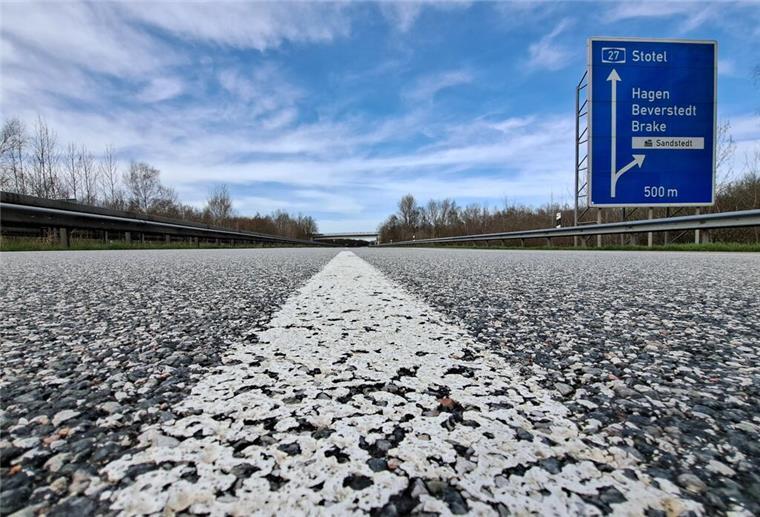 Die Abfahrt an der Autobahnanschlusstelle kann bald wieder befahren werden. 
