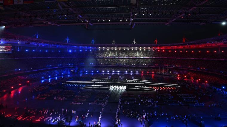 Abwärtstrend gestoppt: Quade sieht Paris als „Ansporn“ Die Abschiedszeremonie im Stade de France hat begonnen.