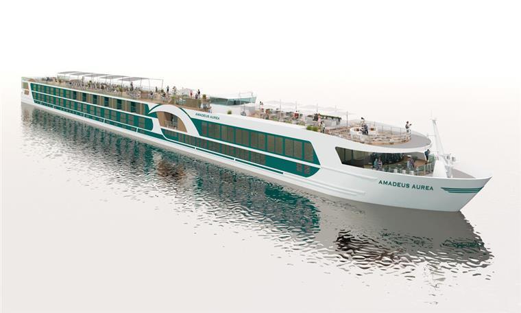 „Amadeus Aurea“: Flusskreuzfahrten mit innovativem Hybrid-Antrieb Flusskreuzfahrtschiff