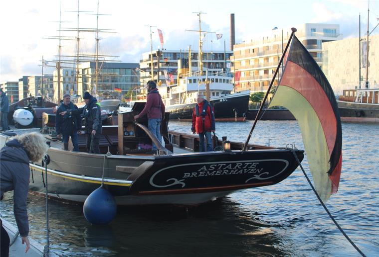 Die „Astarte“ ist zurück im Neuen Hafen Die „Astarte“ ist zurück in Bremerhaven.