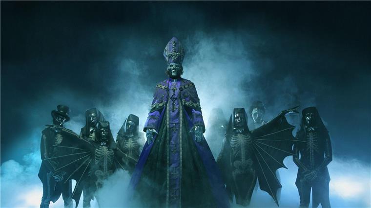 Hardrock-Phänomen Ghost mit neuem Album „Skeletá“ auf Tour Die Band Ghost ist im April und Mai mit ihrem neuen Album „Skeletá“ in Deutschland auf Tournee.