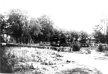 Die Behelfsbrücke über die Oste in Bremervörde: Hier soll Heinrich Himmler am 22. Mai 1945 festgenommen worden sein.