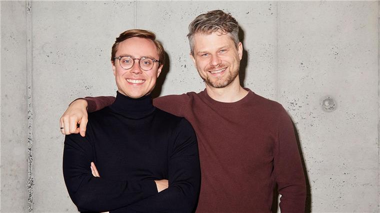 Berliner KI-Start-up Parloa erzielt Milliarden-Bewertung Die beiden Mitbegründer des Berliner KI-Start-ups Parloa Malte Kosub (l) und Stefan Ostwald.