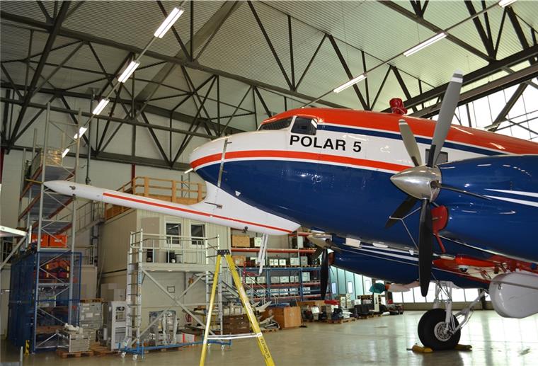 AWI verschiebt Flugkampagne Die beiden Polarflugzeuge „Polar 5“ (Foto) und „Polar 6“ werden eine Woche später in Bremen starten.