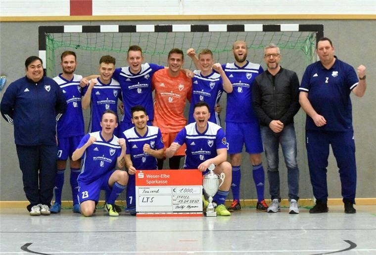 In Stotel kicken 24 Fußballmannschaften um den Sieg Fußballmannschaft Leher TS.