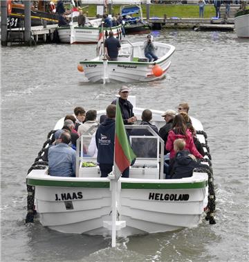 Die Börteboote sind auf dem Seestadtfest in Bremerhaven der große Star. Foto Sch...