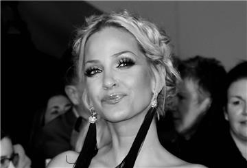 Die britische Sängerin Sarah Harding. Sie hat Brustkrebs im fortgeschrittenen Stadium.