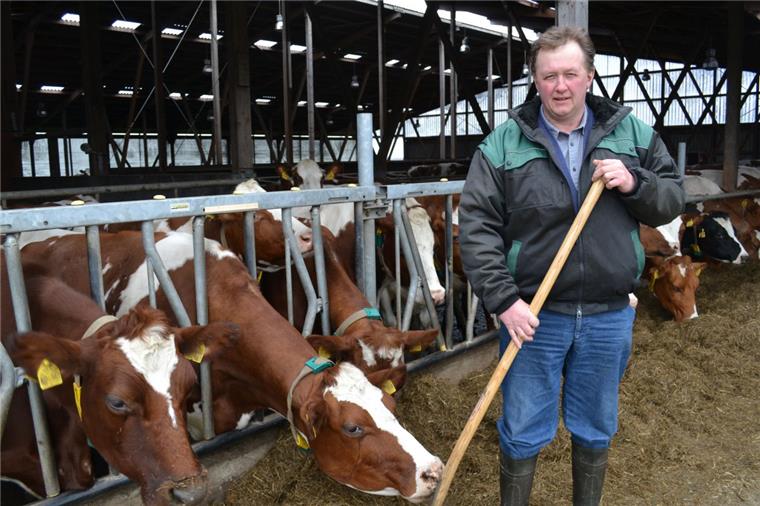 Die BSE-Krise hat ihn zum Bio-Bauern gemacht: Hans-Wilhelm Woltmann bewirtschaftet einen Milchviehbetrieb mit 160 Kühen.