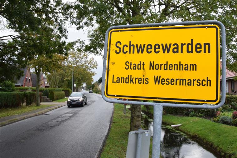 Ortsdurchfahrt von Nordenham-Schweewarden wird gesperrt Die Burhaver Straße wird vom 4. November bis voraussichtlich 6. Dezember zwischen Bovinger Tief und Widdersweg – also bis zum Ortsschild am Nordeingang von Schweewarden – auf Vordermann gebracht.