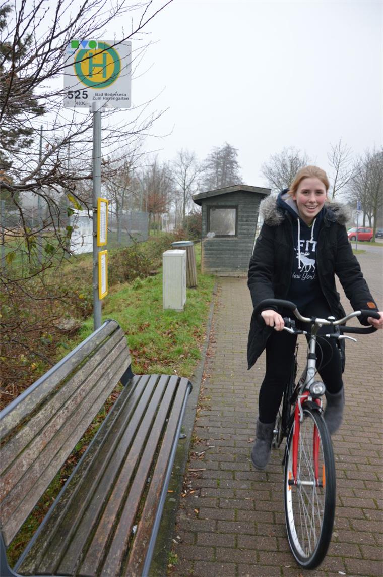 Der Kreis Cuxhaven macht mobil Die Bushaltestelle an der Moortherme in Bad Bederkesa soll mit Rad-Parkplätzen aufgewertet werden.
