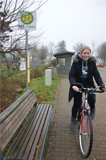Die Bushaltestelle an der Moortherme in Bad Bederkesa soll mit Rad-Parkplätzen aufgewertet werden. 