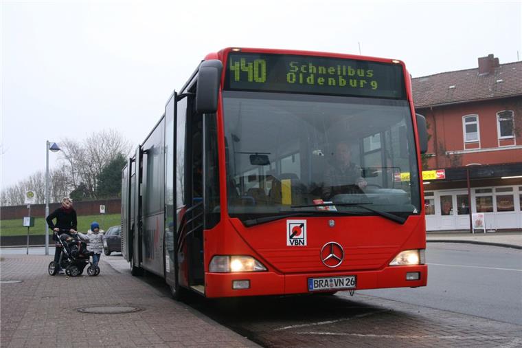 Die Busse der Linie 440 nach Oldenburg fahren vier Wochen lang nicht ab und bis Bremerhaven.