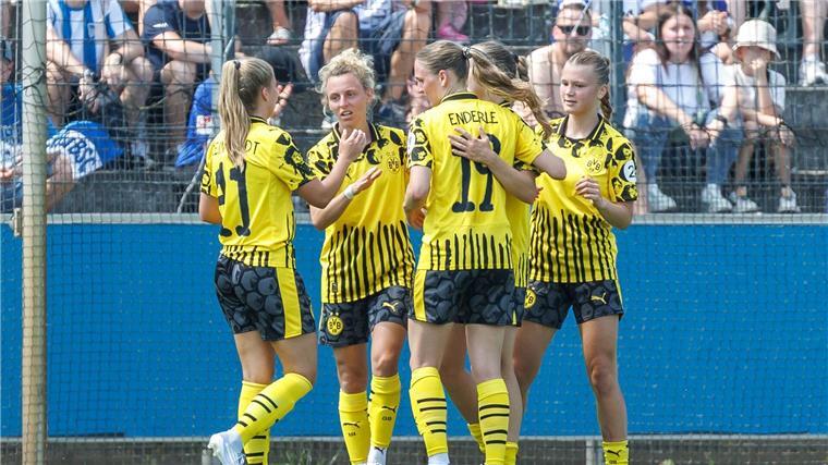 Die BVB-Frauen treffen auf die Spielerinnen des FC Bayern.
