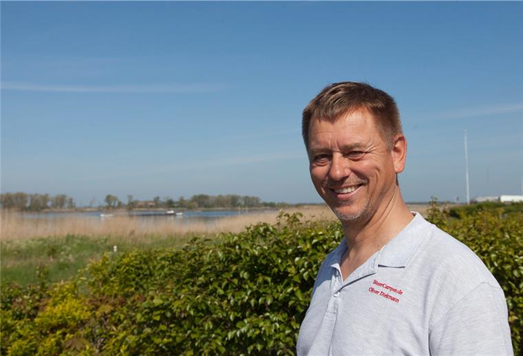 Die Campingplätze in Rechtenfleth (Foto) und Sandstedt: Die Politik entscheidet jetzt, ob die Gemeinde weiter mit Oliver Diekmann aus Schloß Holte-Stuckenbrock (Nordrhein-Westfalen) zusammenarbeiten möchte.