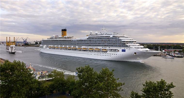 Riesen-Schiff in Bremerhaven: Costa schickt seine "Fortuna" Die "Costa Fortuna" soll 2020 von Bremerhaven aus auf die Reise gehen.