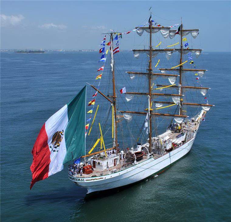 Staatsbesuch zur See Die "Cuauthémoc" besucht fünf Tage lang Bremerhaven.
