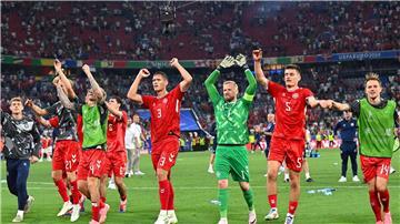 Die Dänen freuen sich auf das Achtelfinale gegen Deutschland.