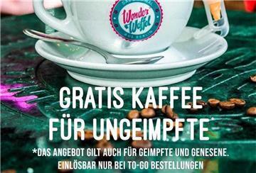 Die Desert-Kette Wonder Waffel hat mit ihrer Werbeaktion eine Debatte ausgelöst.