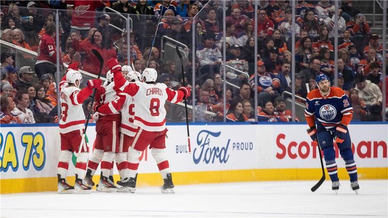 NHL: Draisaitl verliert deutsches Duell gegen Seider Die Detroit Red Wings gewinnen das vierte Spiel in Folge.