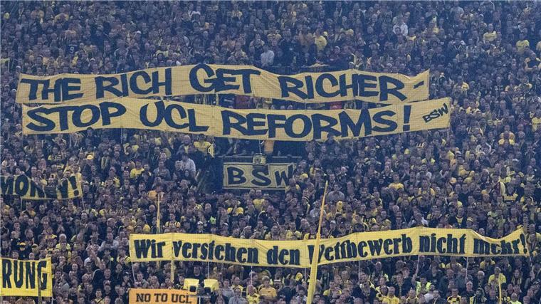 Fan-Kritik an Verteilung der Europapokalgelder Die deutliche Kritik der Fans war zuletzt in den Stadien zu sehen.