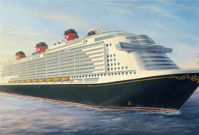 Neues Kreuzfahrtschiff kommt! „Disney Adventure“ soll ab 2025 bis Singapur fahren Rendering des Kreuzfahrtschiffs "Disney Adventure"